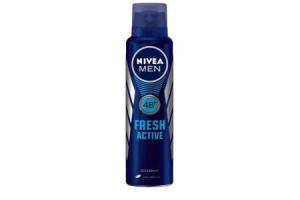 nivea fresh active for men deo spray