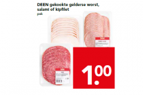 deen gekookte gelderse worst salami of kipfilet