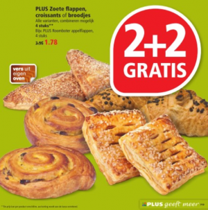 zoete flappen croissants  broodjes