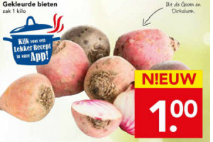gekleurde bieten
