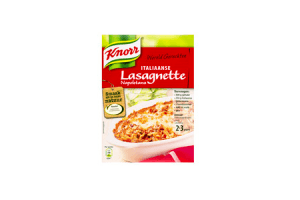 knorr wereldgerechten italiaanse lasagnette napoletana