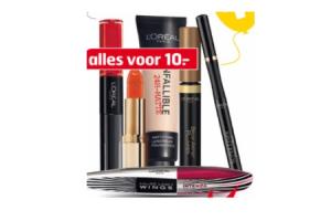 loreal oog lip en teint producten