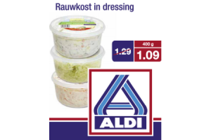 rauwkost in dressing