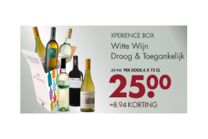 xperience box witte wijn droog  toegankelijk