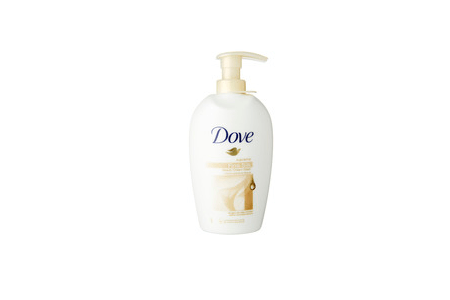 dove silk cream wash pomp