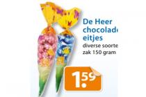 de heer chocolade eitjes