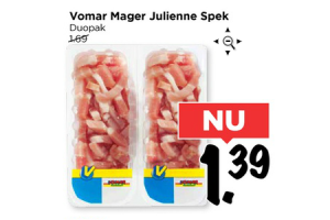 vomar mager julienne spek