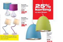 25 korting op deze decomode lampen