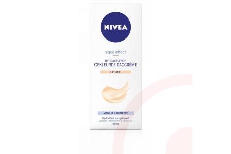 nivea aqua effect hydraterende gekleurde dagcreme