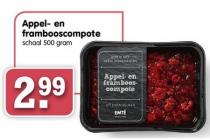 appel  en frambooscompote