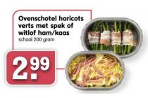 ovenschotel haricots verts met spek of witlof hamkaas