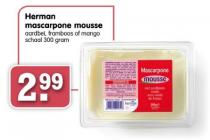 herman mascarpone mousse