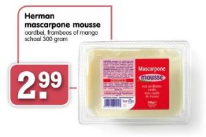 herman mascarpone mousse