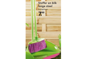 vigar stoffer en blik lange steel
