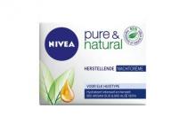 nivea purenatural herstellende nachtcreme