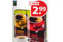plus fairtrade koffie