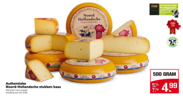 authentieke noord hollandsche stukken kaas