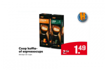 coop koffie of espressocups