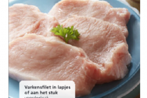 varkensfilet in lapjes of aan het stuk