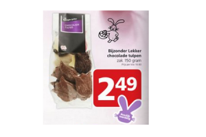 bijzonder lekker chocolade tulpen