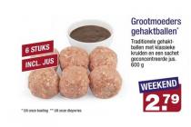 grootmoeders gehaktballen