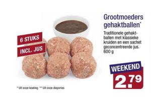 grootmoeders gehaktballen