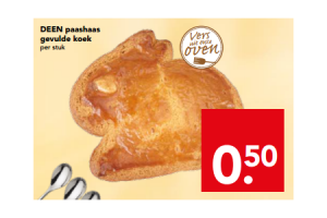 paashaas gevulde koek