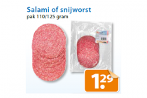 salami of snijworst