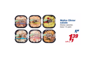 maitre olivier salade