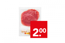 deen rundercarpaccio met dressing