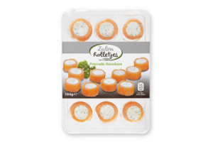 zalmrolletjes met roomkaas