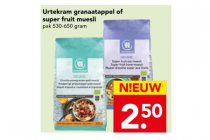 urtekram granaatappel of super fruit of muesli