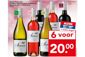 sensas franse wijn carignan cabernet syrah chardonnay sauvingnon blanc of syrah rose