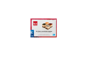 makro mini quiches of roggehapjes met zalm