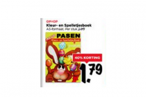 kleur  en spelletjesboek pasen