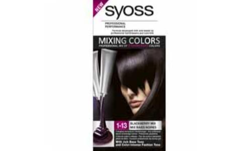 syoss kleuren 1 13 black berry mix