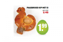 paasbrood kip met ei