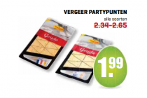vergeer partypunten voor euro199