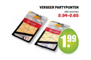 vergeer partypunten voor euro199