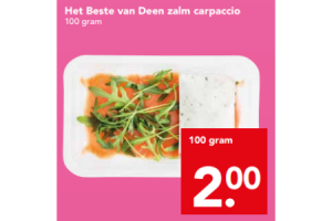 het beste van deen zalm carpaccio