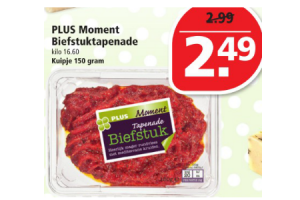 plus moment biefstuktapenade