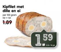 kipfilet met dille en ei