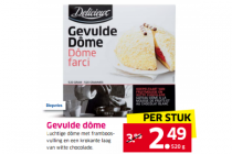 gevulde dome