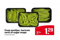 peultjes haricots verts of sugar snaps