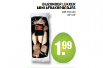 bijzonder lekker mini afbakbroodjes
