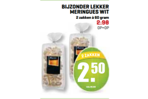 bijzonder lekker meringues wit