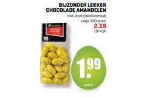 bijzonder lekker chocolade amandelen