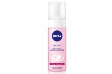 nivea aqua effect verzachtende reinigingsmousse