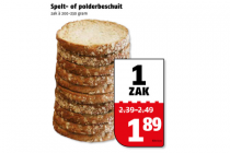 spelt  of polderbeschuit