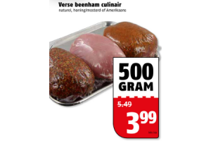 verse beenham culinair